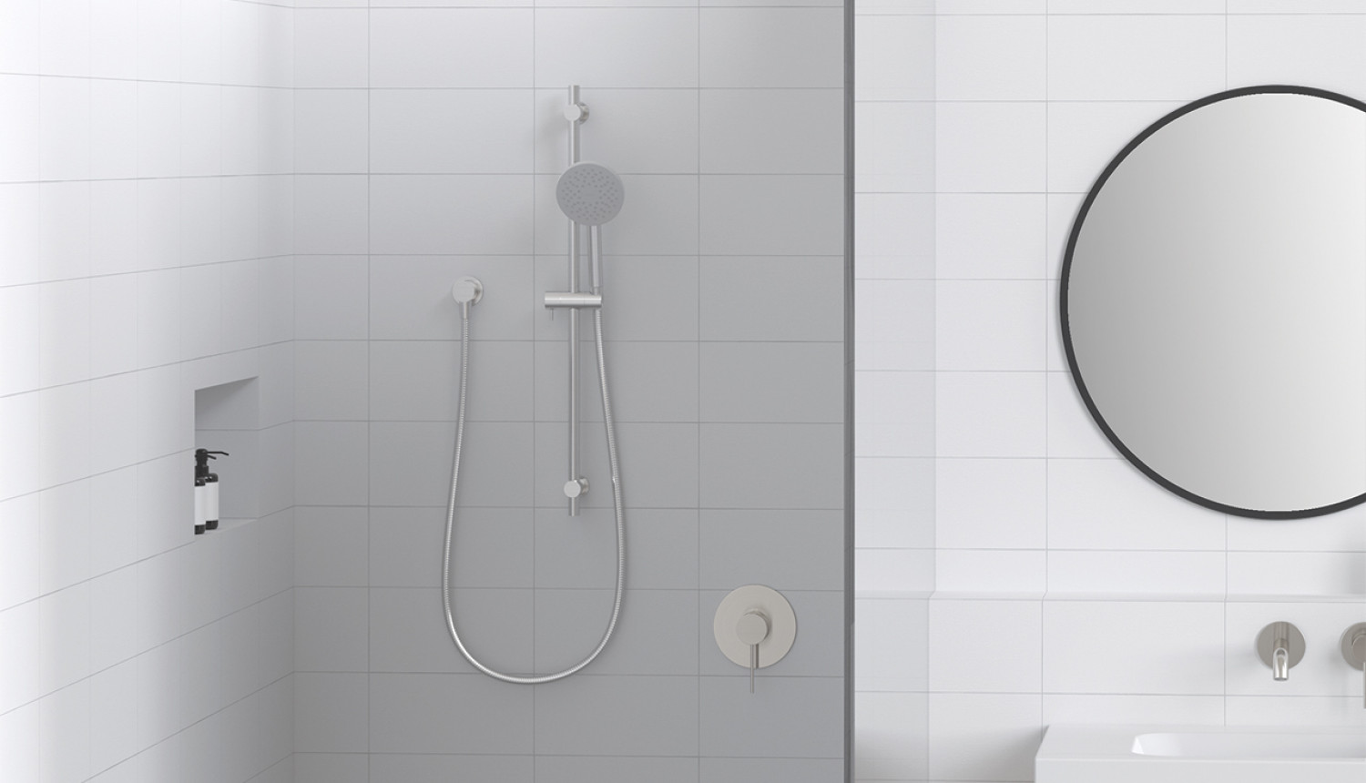 Linea Bathroom Lifestyle Gallery Image Slide Shower Fusion Plus