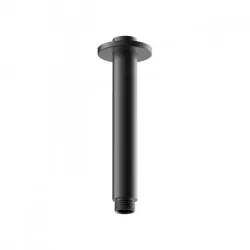 Ceiling Mounted Vertical Arm 180mm Black