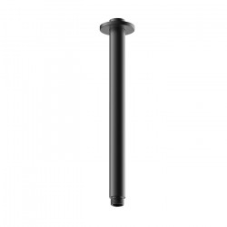 Ceiling Mounted Vertical Arm 300mm Black