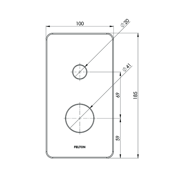 Axiss 35mm Diverter Faceplate S1