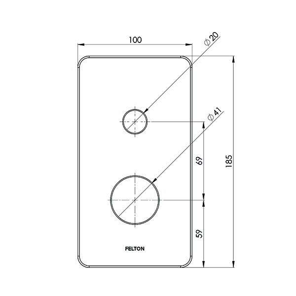 Axiss 35mm Diverter Faceplate S1