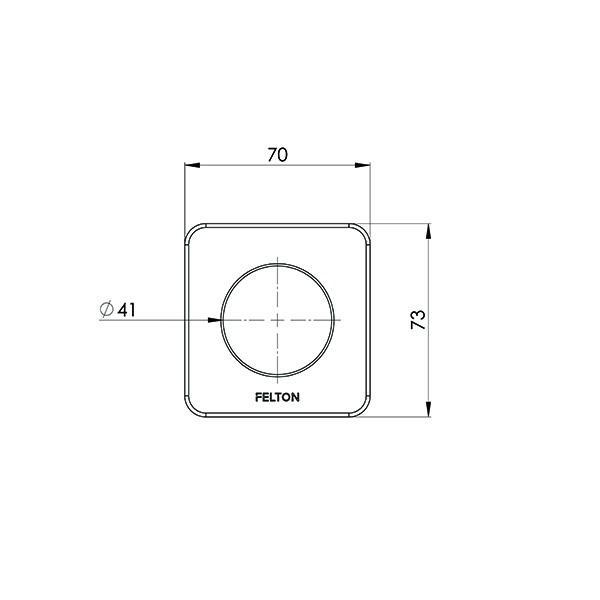 Axiss II 35mm Shower Mixer Faceplate S1