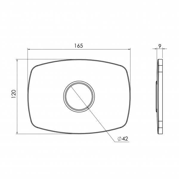 FP0162 35mm Mains Pressure Boo Boo Backing Plate Soft Square 01