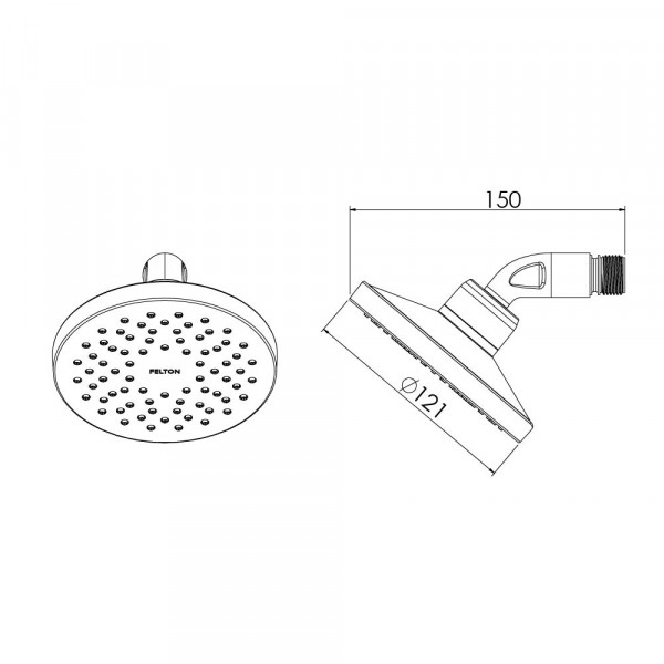 Designer 4 Shower Head Spare Part