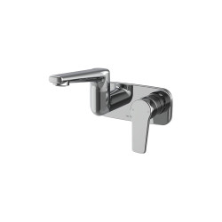 Mx Wall Mounted Swivel Basin/Bath Mixer (Short)