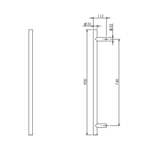 C PTW12VSS Atlas Pole Towel Warmer