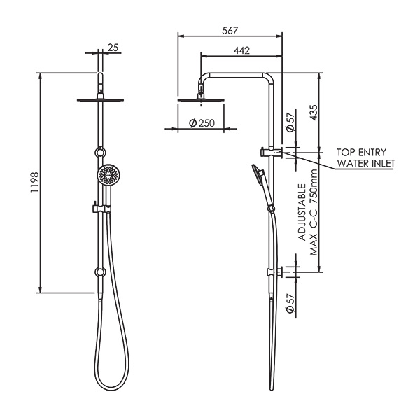 W2ARSCC Willo II Rain Column