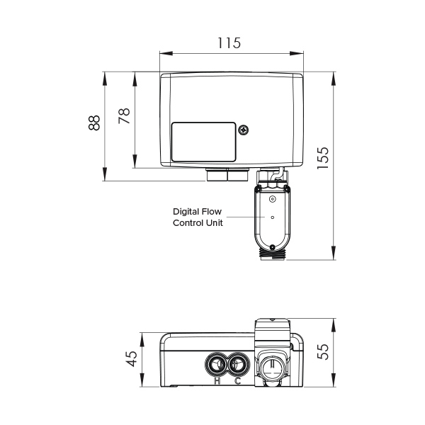 Smartflow TLC Unit digital flow unit 02