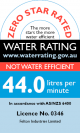 Mains Pressure 0 star 44 litres