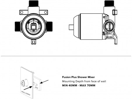 Fusion Plus Line Drawing