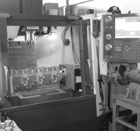 In House Capabilities: the CNC Machine