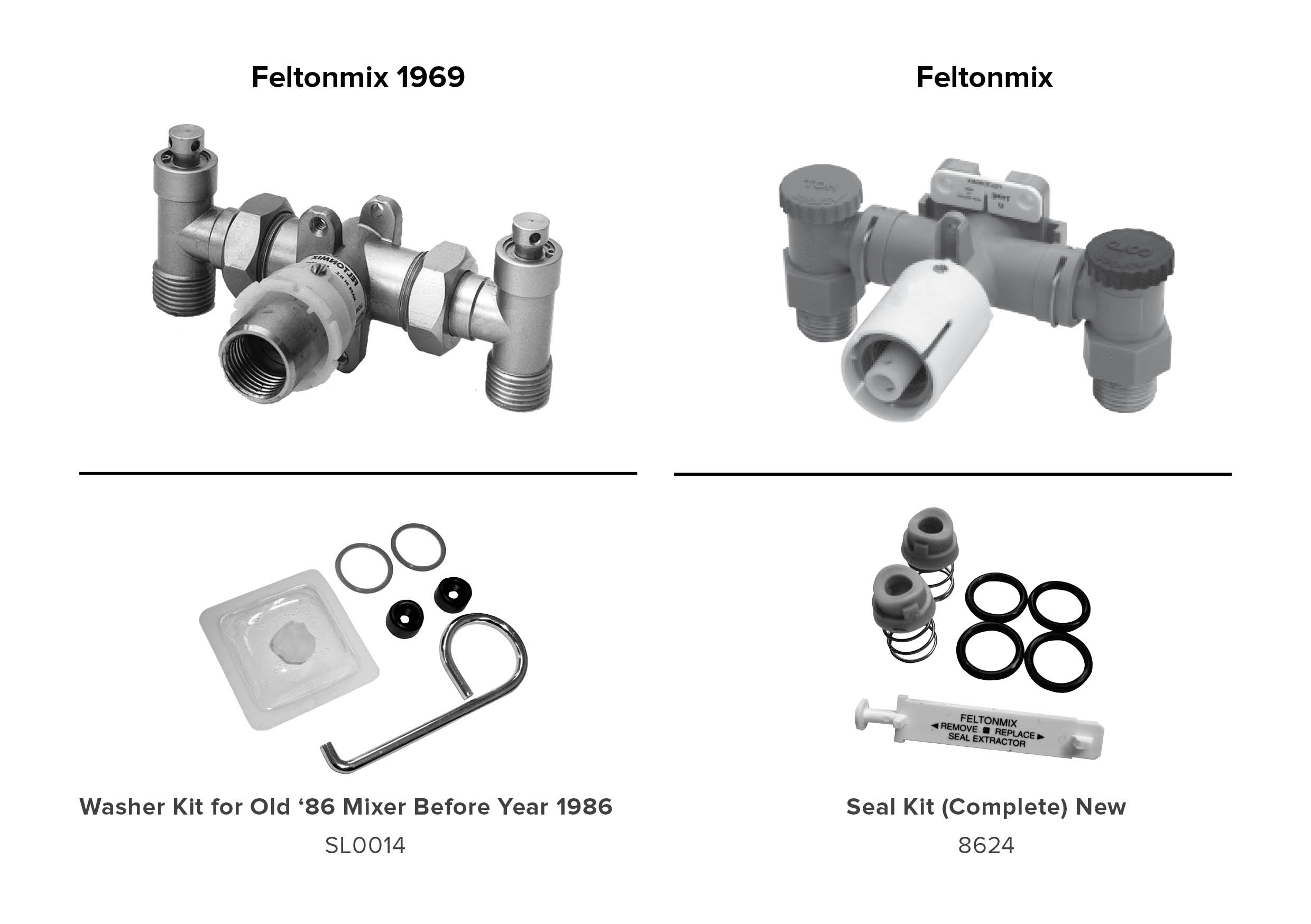 Feltonmix seal kits