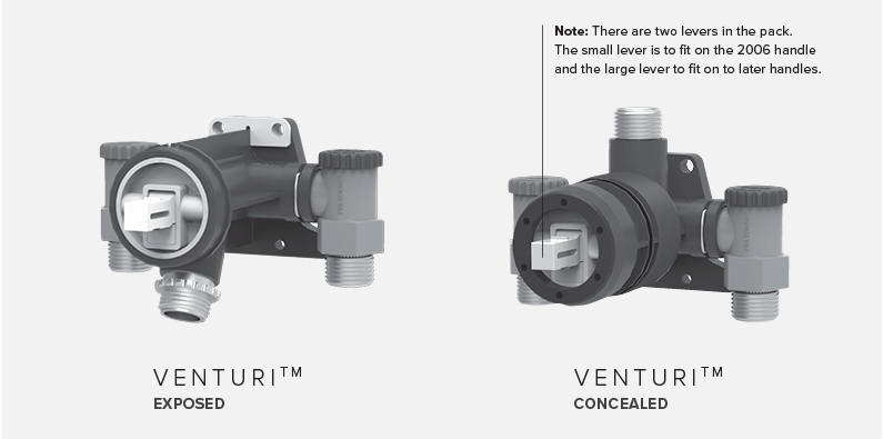 Venturi Exposed Concealed