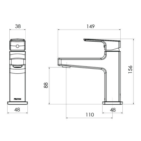 QMBMC Que Mini Basin Mixer Chrome 01 v2